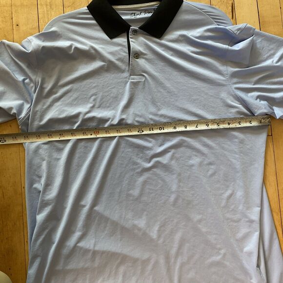 Greyson Polo Shirt Men’s XL Light Blue Short Par 4 Golf - Picture 10 of 11